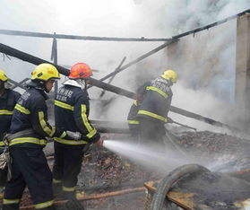 廣告用品加工廠突發大火 消防成功撲救